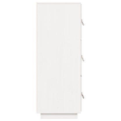 Skap Hvit 34x40x108,5 cm heltre furu