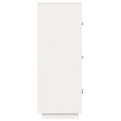 Vitrineskap Hvit 67x40x108,5 cm heltre furu