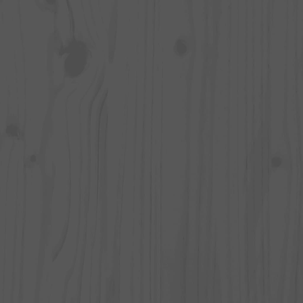 Skap Grå 67x40x108,5 cm heltre furu
