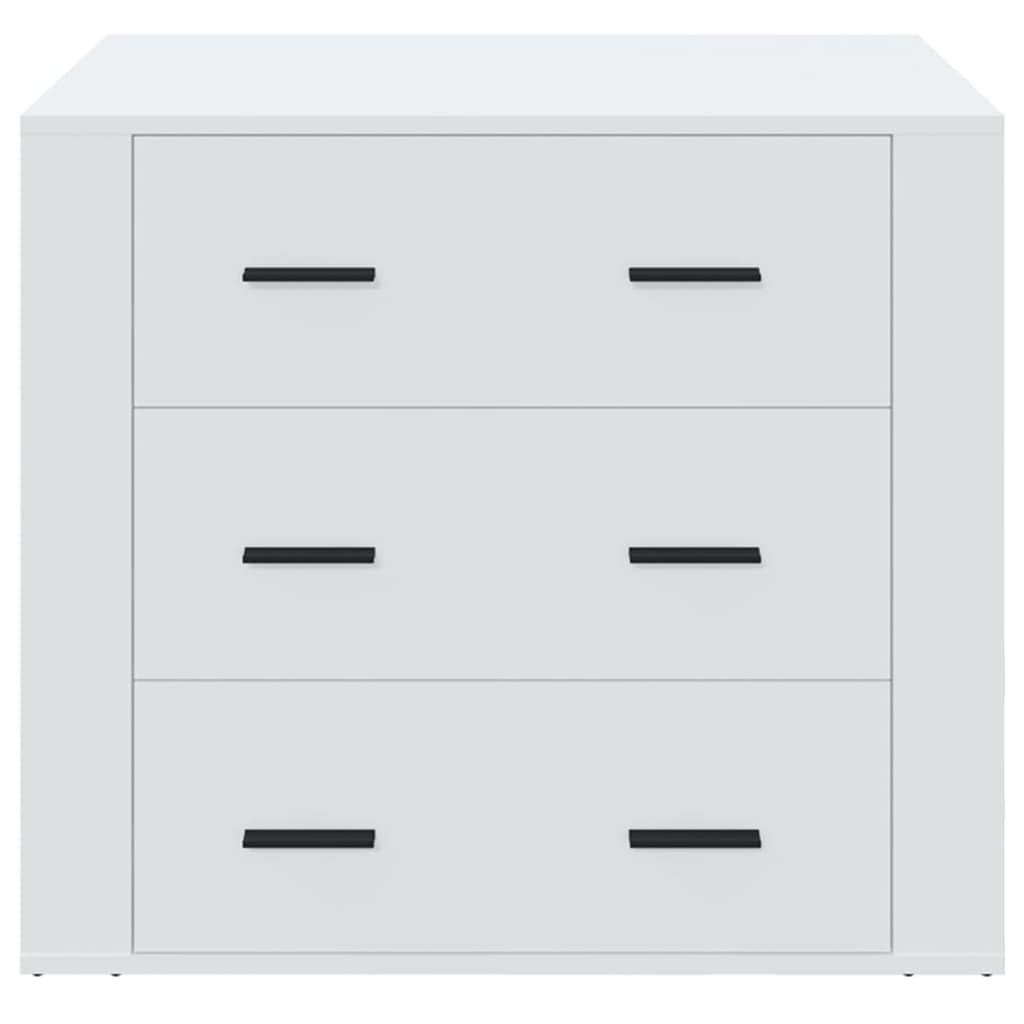 Skjenk Hvit 80x33x70 cm