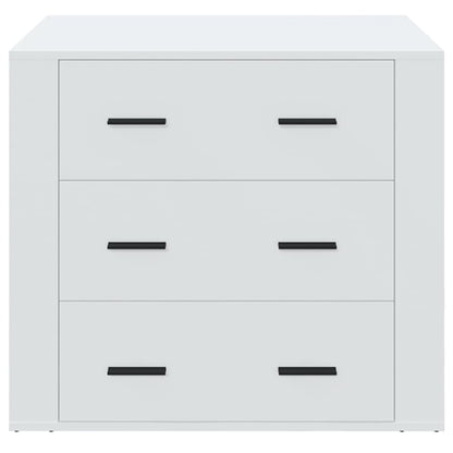 Skjenk Hvit 80x33x70 cm