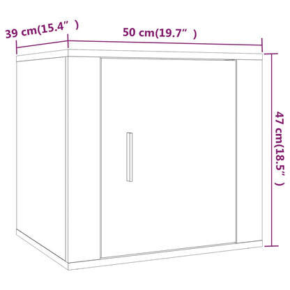 Nattbord Sengbord svart 50x39x47 cm