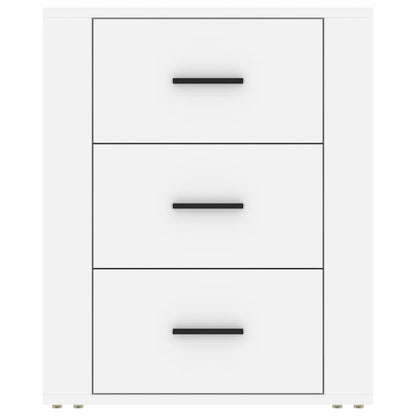 Nattbord Sengbord Hvit 50x36x60 cm