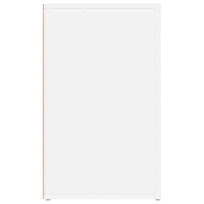 Nattbord Sengbord Hvit 50x36x60 cm