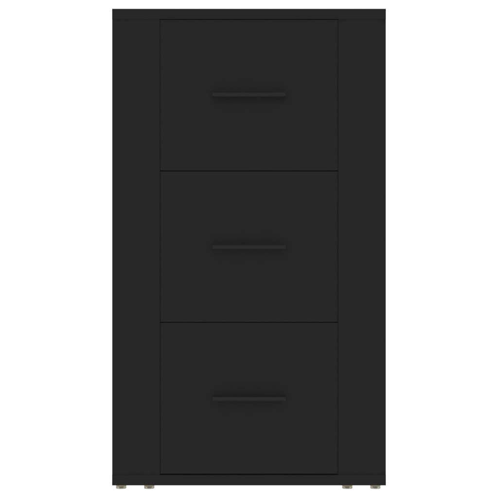 Skjenk svart 40x33x70 cm konstruert tre