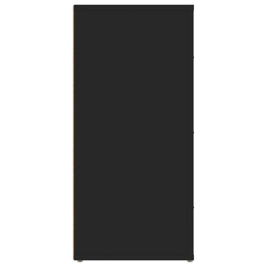 Skjenk svart 40x33x70 cm konstruert tre