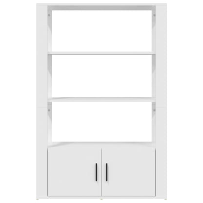 Bokhylle Hvit 80x30x119,5 cm