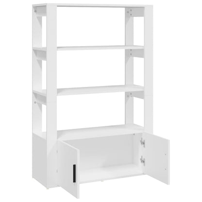 Bokhylle Hvit 80x30x119,5 cm