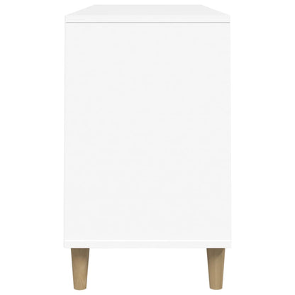 Skoskap Skohylle Skobenk Hvit 102x36x60 cm