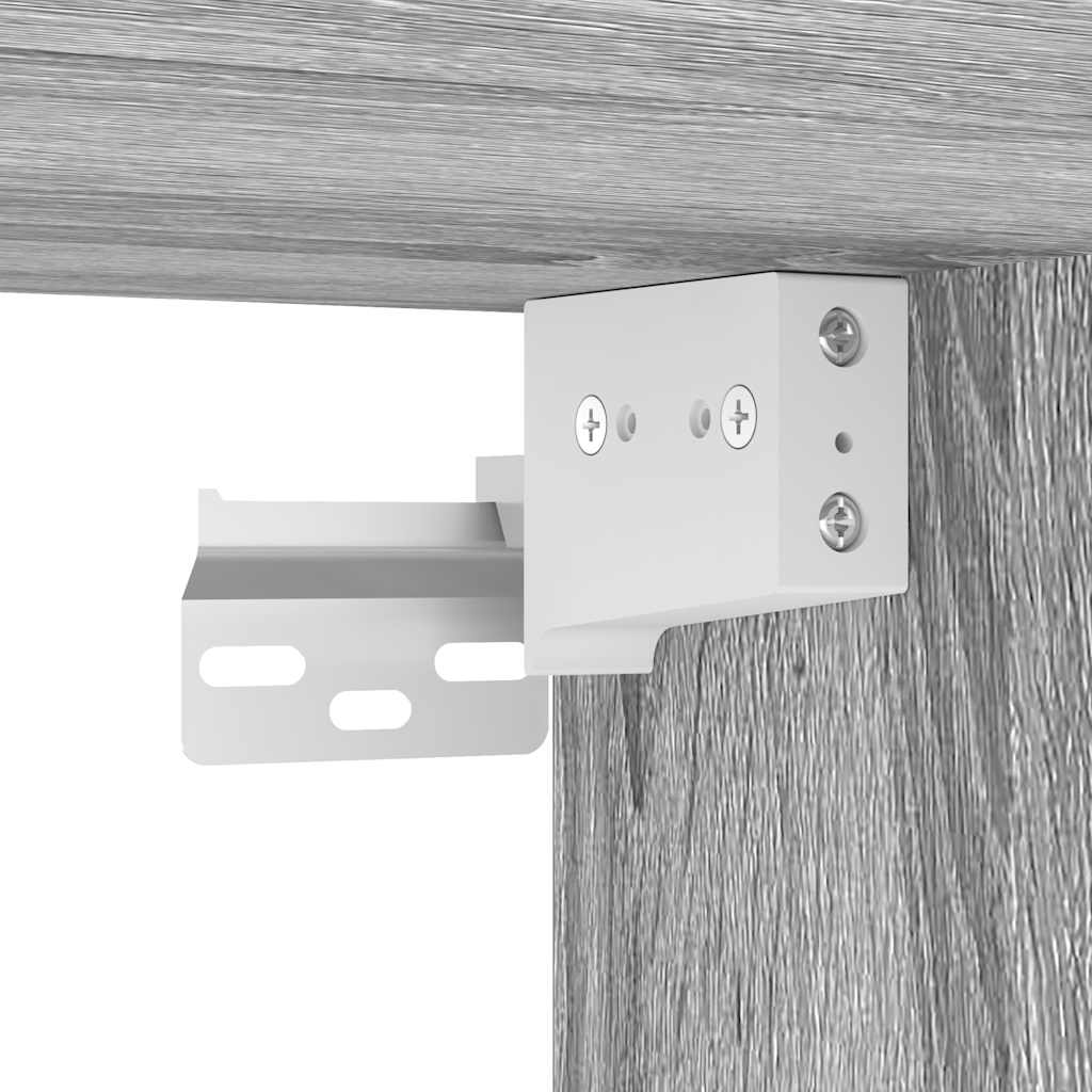 Skoskap Skohylle Skobenk Sonoma Grå 100x35x38 cm