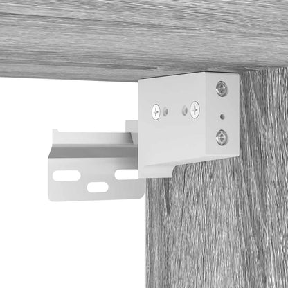 Skoskap Skohylle Skobenk Sonoma Grå 100x35x38 cm