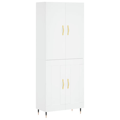 Skap Hvit 69,5x34x180 cm