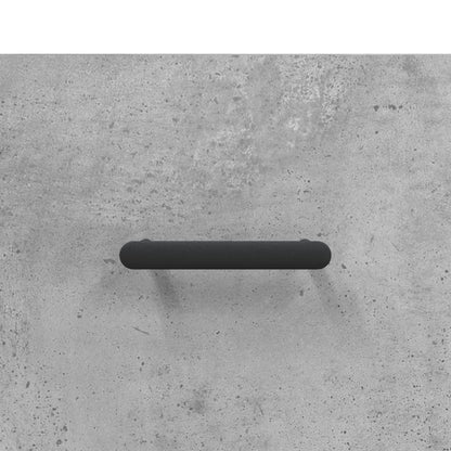 Skap Betonggrå 69,5x34x180 cm