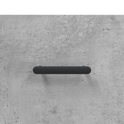 Skap Betonggrå 69,5x34x180 cm