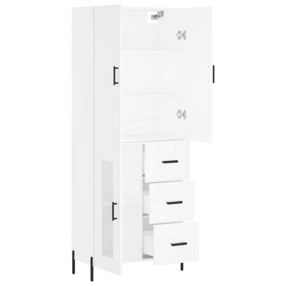 Skap Hvit 69,5x34x180 cm