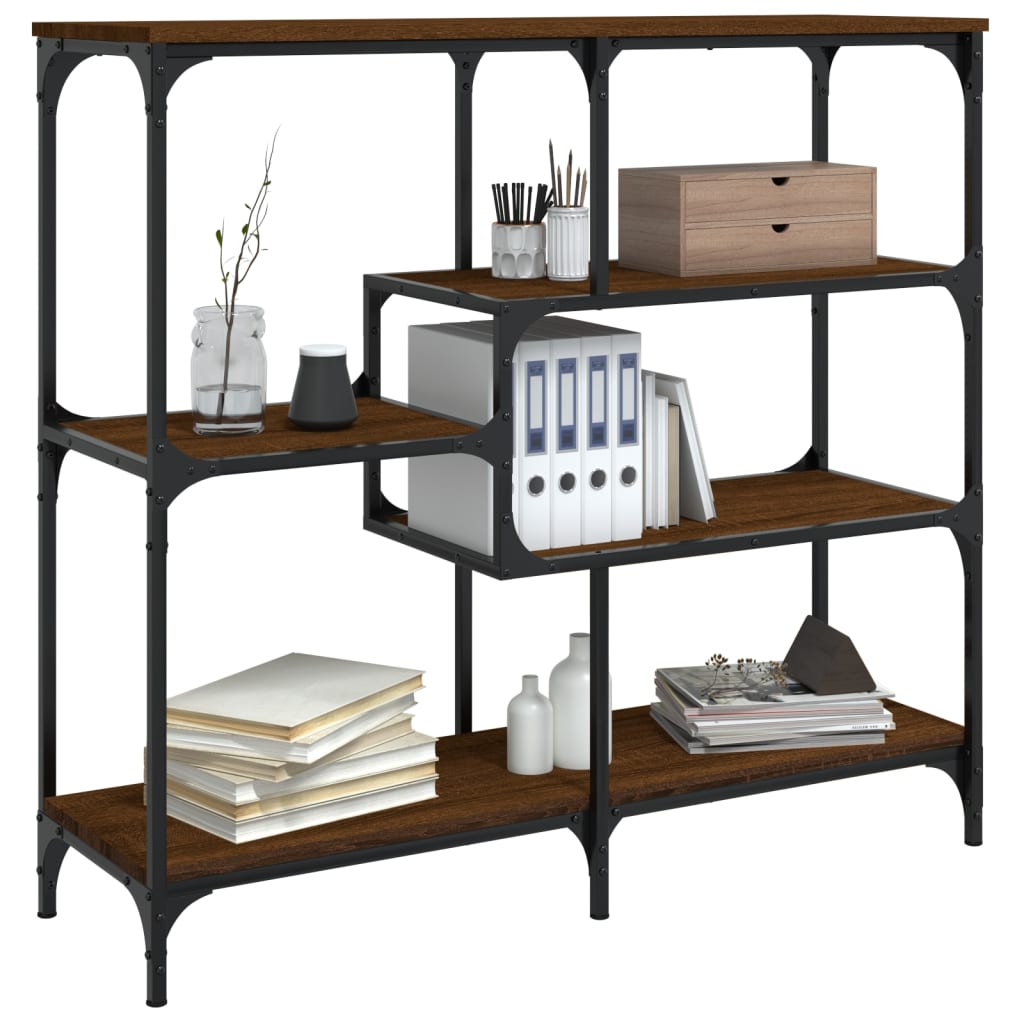 Avlastningsbord Konsollbord Brun Eik 103x32x95 cm