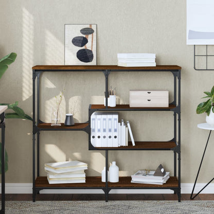 Avlastningsbord Konsollbord Brun Eik 103x32x95 cm