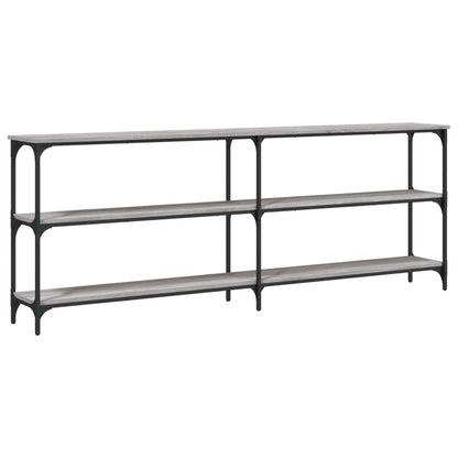 Avlastningsbord Konsollbord Sonoma Grå 200x29x75 cm