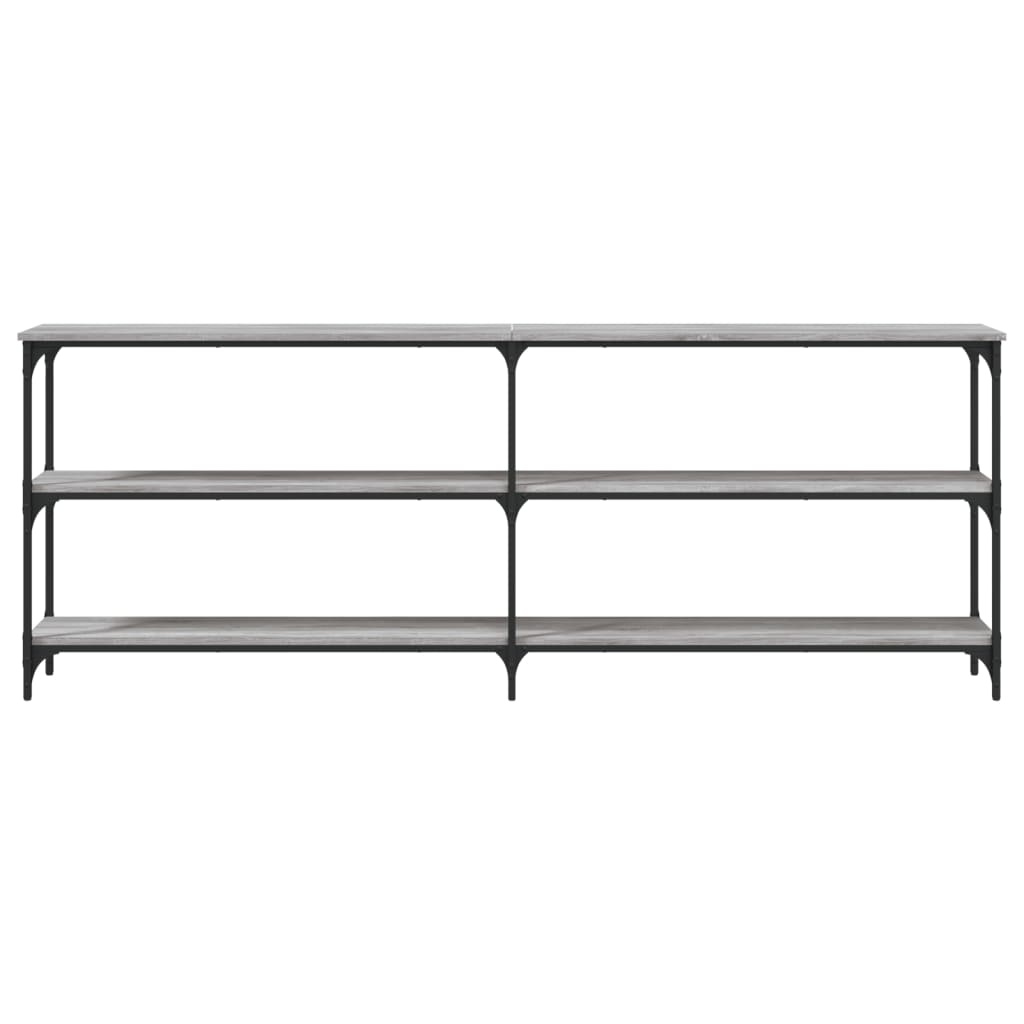 Avlastningsbord Konsollbord Sonoma Grå 200x29x75 cm