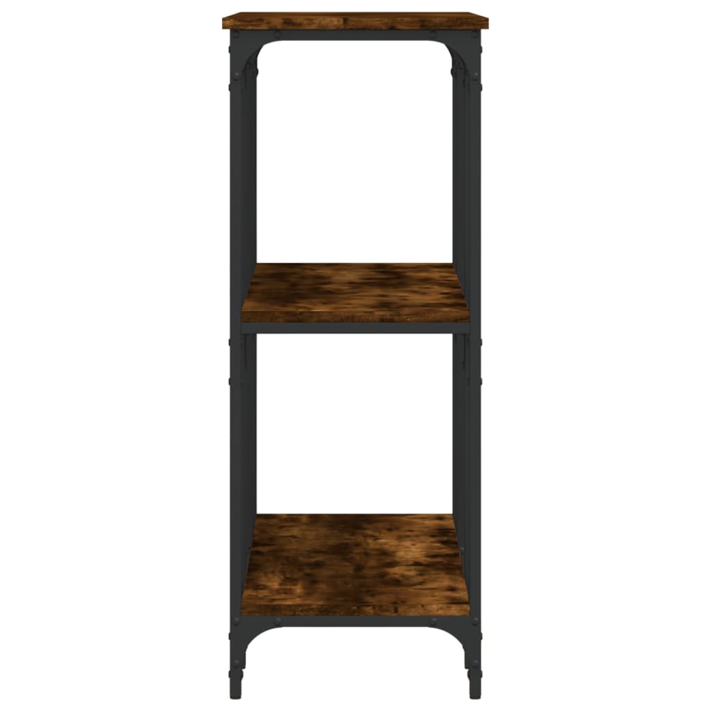 Avlastningsbord Konsollbord Røkt Eik 102x35x90 cm