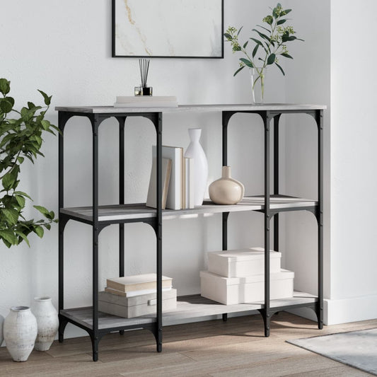 Avlastningsbord Konsollbord Sonoma Grå 102x35x90 cm