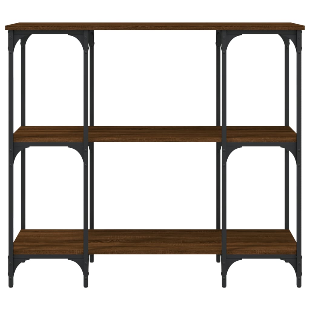 Avlastningsbord Konsollbord Brun Eik 102x35x90 cm