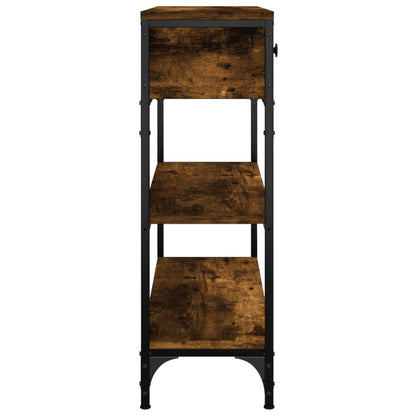 Avlastningsbord Konsollbord Røkt Eik 72,5x25x75 cm