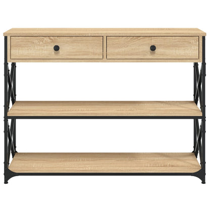 Avlastningsbord Konsollbord Sonoma Eik 100x28x75 cm