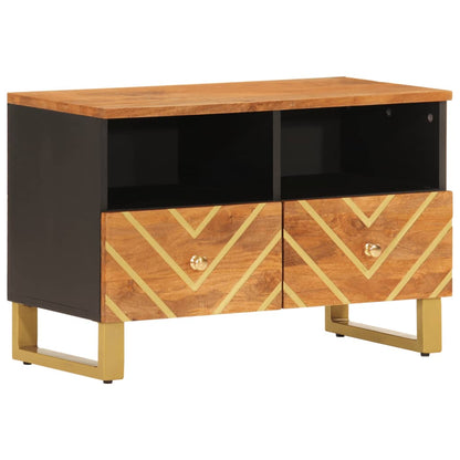 TV-benk brun og svart 70x33,5x46 cm heltre mango