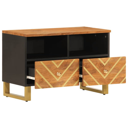 TV-benk brun og svart 70x33,5x46 cm heltre mango