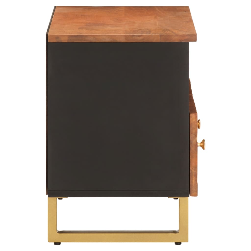 TV-benk brun og svart 70x33,5x46 cm heltre mango