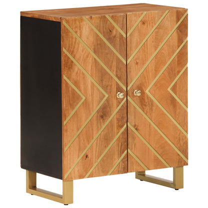 TV-benk brun og svart 60x33,5x75 cm heltre mango