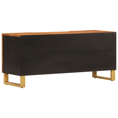 TV-benk brun og svart 105x33,5x46 cm heltre mango