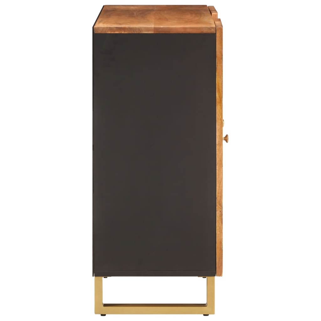 TV-benk brun og svart 90x33,5x75 cm heltre mango