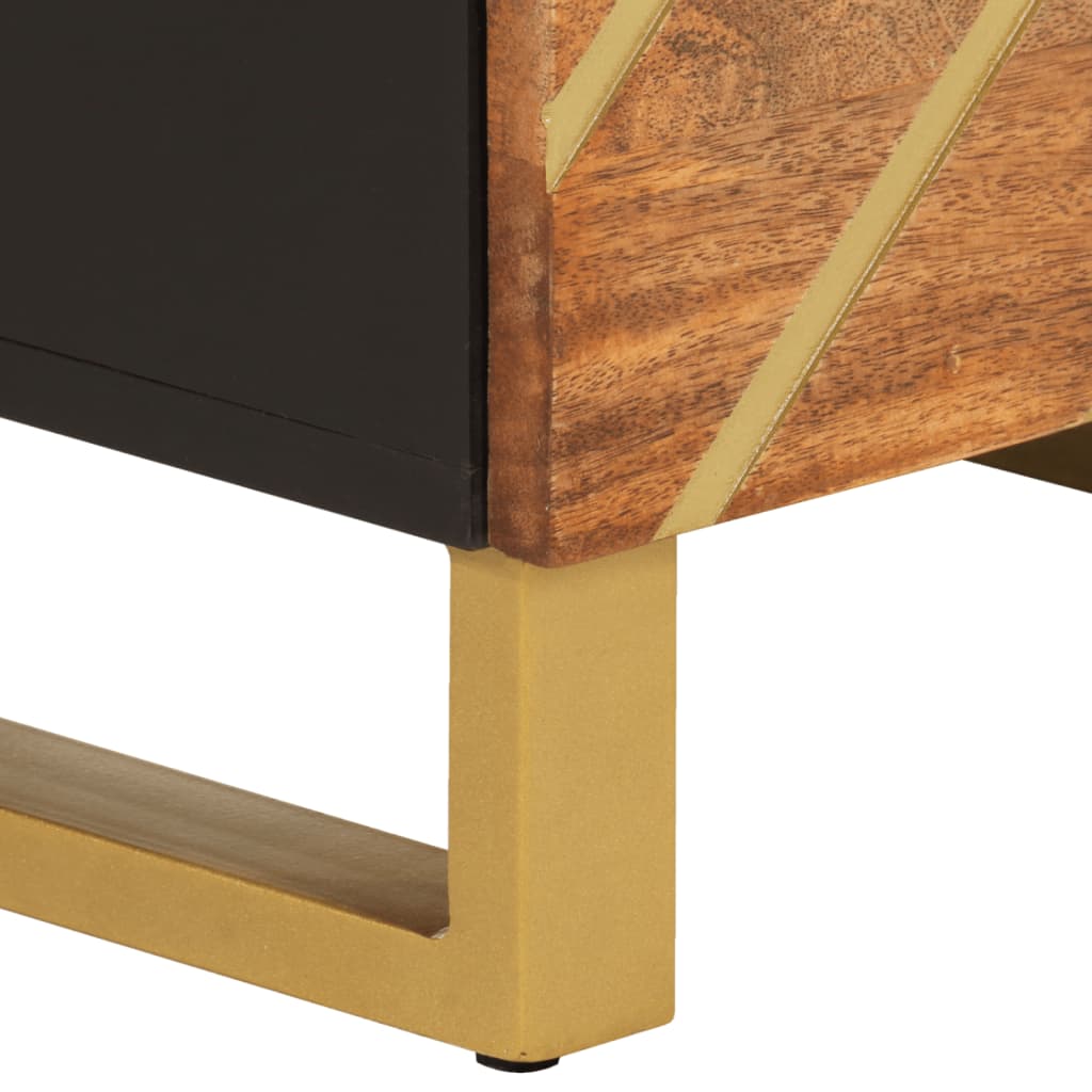 Skjenk Brun og Svart 40x33,5x110 cm