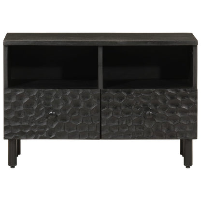 TV-benk svart 70x33x46 cm heltre mango