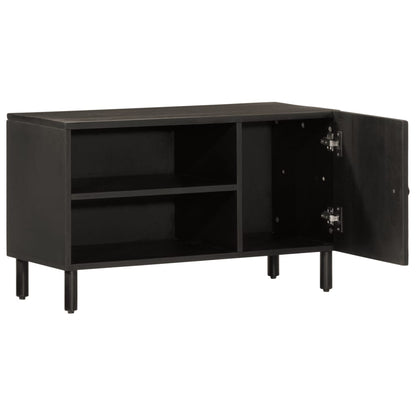 TV-benk svart 80x31x46 cm heltre mango