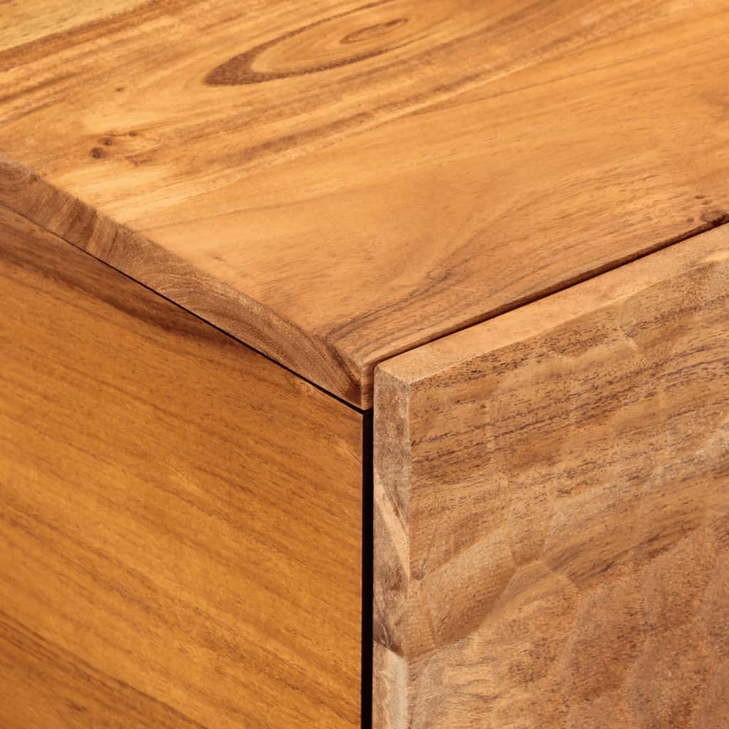 Salongbord Sofabord Tre heltre akasie 80x50x40 cm