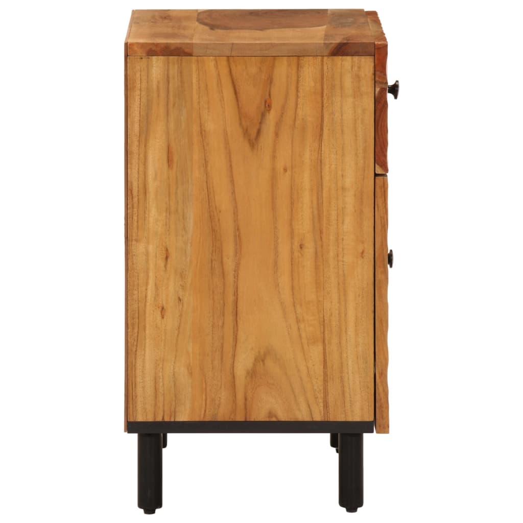 Nattbord Sengbord 50x33x60 cm heltre akasie