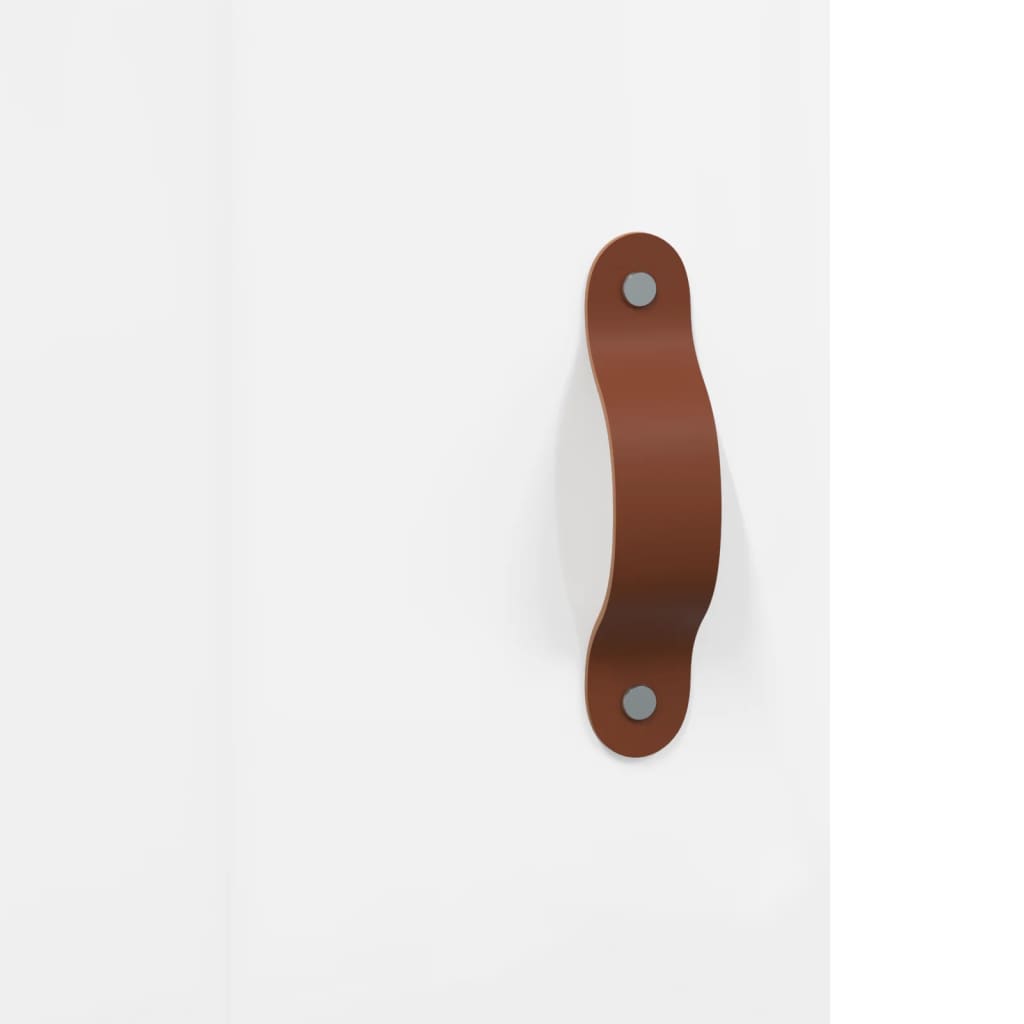 Skjenk Høyglans Hvit 90x34x80 cm