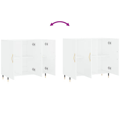 Skjenk Hvit 90x34x80 cm