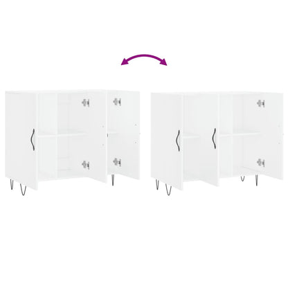 Skjenk Hvit 90x34x80 cm