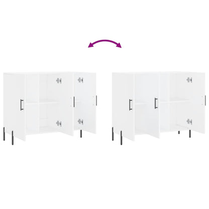 Skjenk Hvit 90x34x80 cm