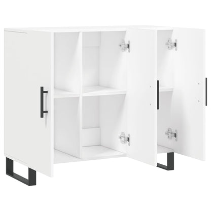 Skjenk Hvit 90x34x80 cm