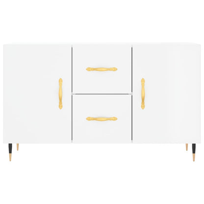 Skap Høyglans Hvit 100x36x60 cm