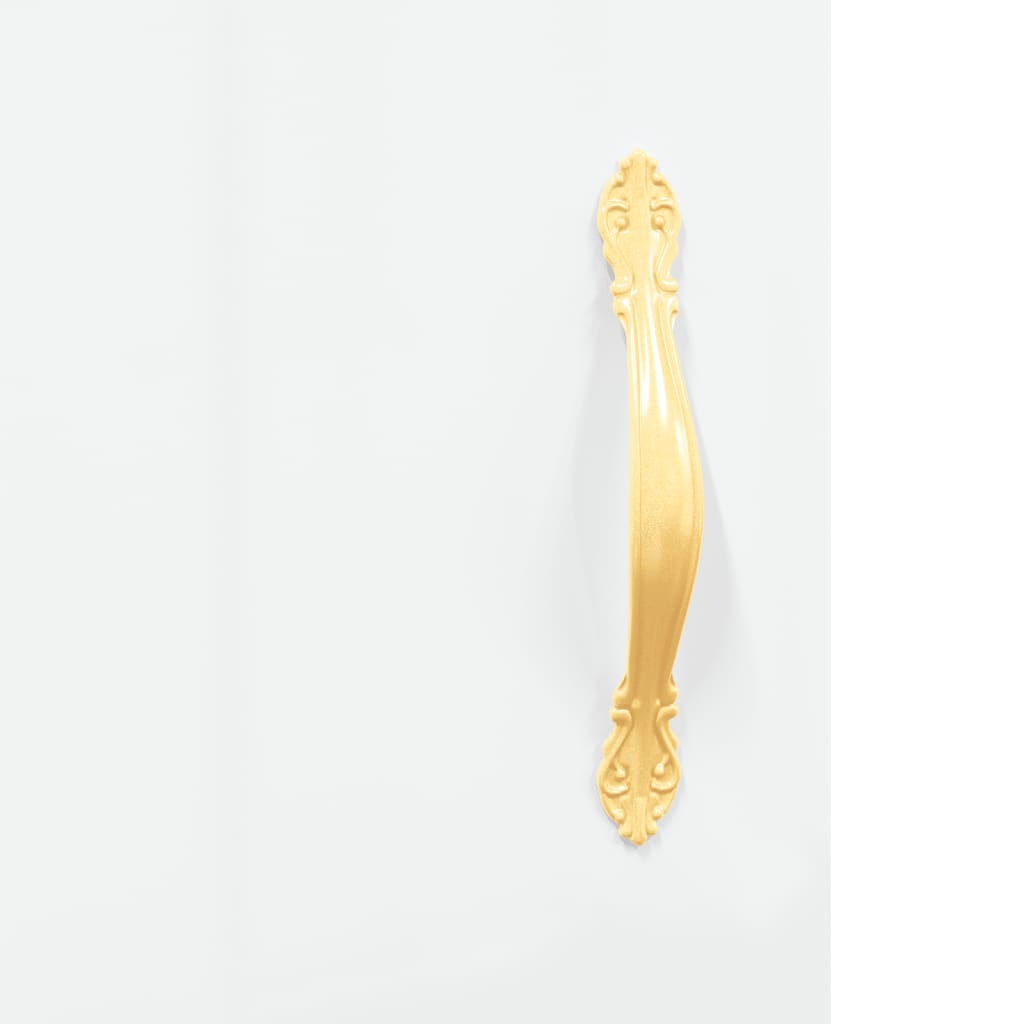 Skap Høyglans Hvit 100x36x60 cm