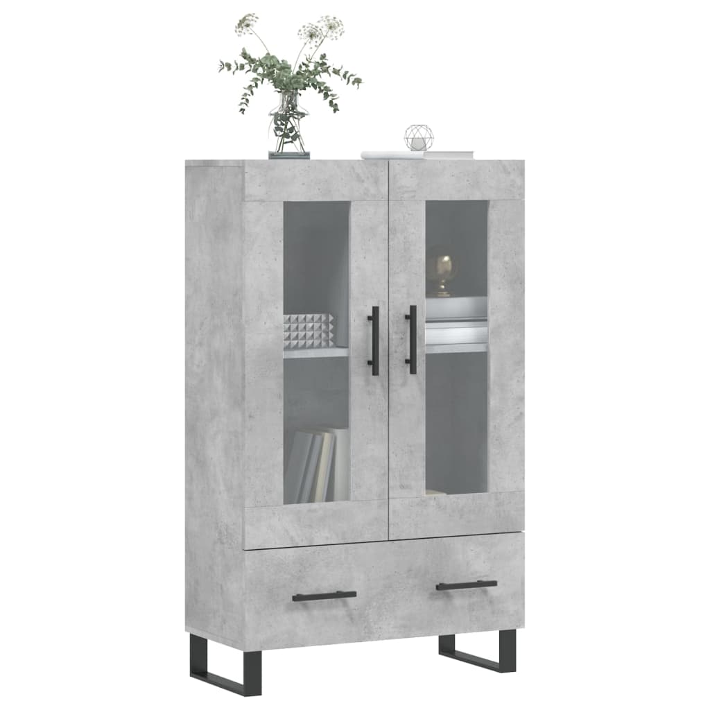 Skap Betonggrå 69,5x31x115 cm