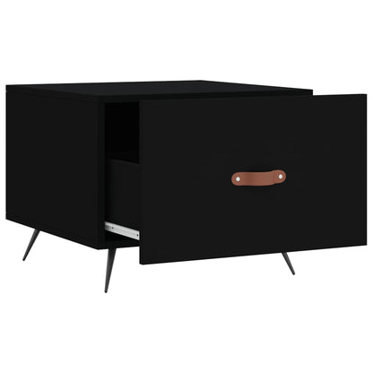 Salongbord Sofabord Svart 2 stk 50x50x40 cm