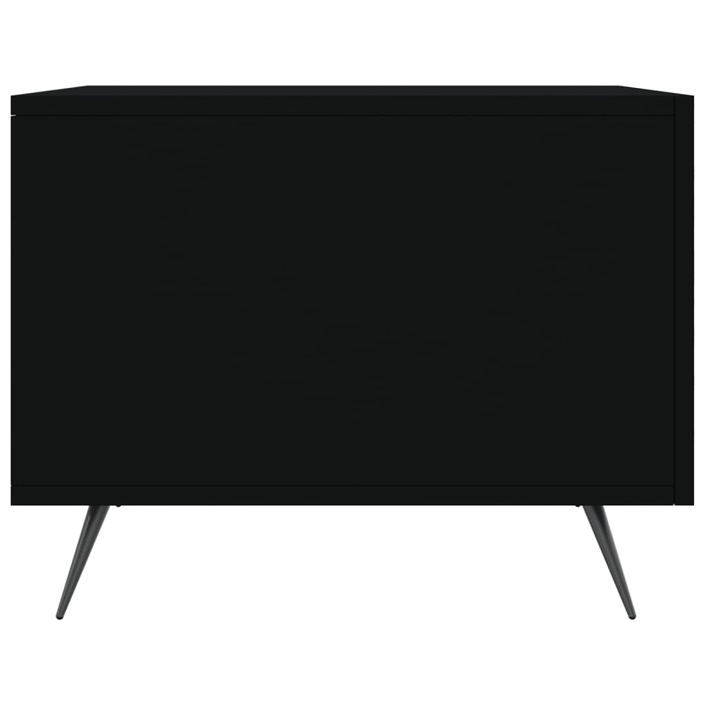 Salongbord Sofabord Svart 2 stk 50x50x40 cm