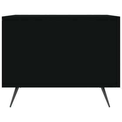 Salongbord Sofabord Svart 2 stk 50x50x40 cm